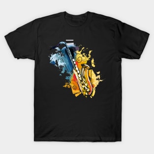 watercolor saxophone T-Shirt